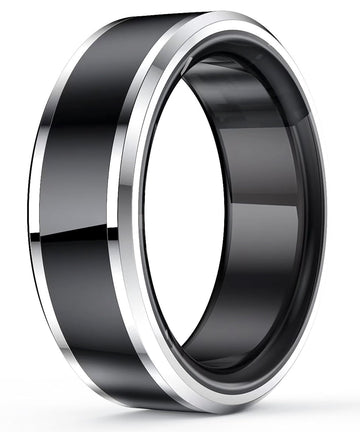 Smart Ring Health Tracker Fitness Ring Heart Rate Monitor Sleep Sports Modes Smart Ring Step Counter Calorie Pedometer Smart Rings for Android & iOS